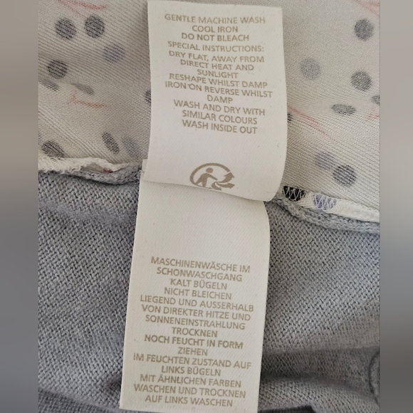 Boden Womens Lightweight Pullover long sleeve Grey Sweater Tops size M - Picture 8 of 9